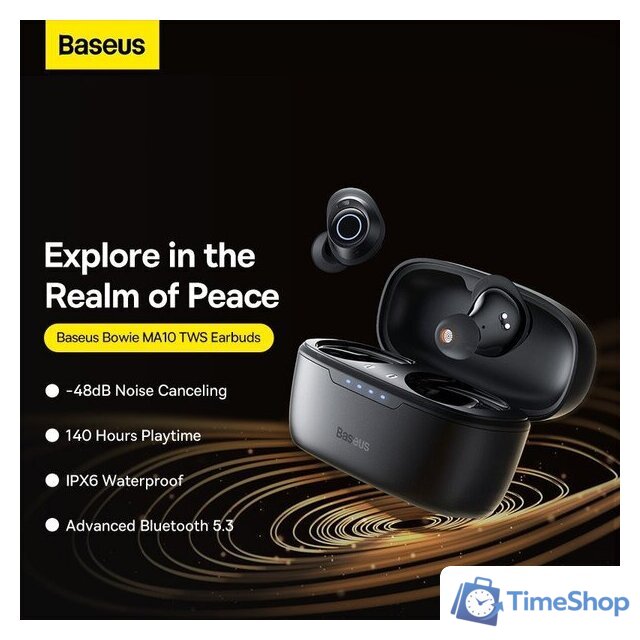 Наушники Baseus Bowie MA10 - Изображение №12 — Интернет-магазин Time-Shop