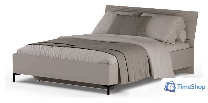 Кровать Black Red White Domenica LOZ180х200 Д (глиняный серый/глиняный серый) - Изображение №1 — Интернет-магазин Time-Shop