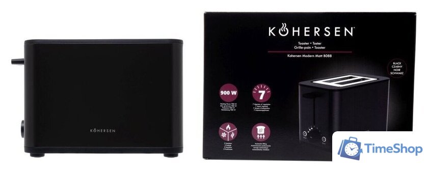Тостер Kohersen Modern Matt B088 72204 - Изображение №7 — Интернет-магазин Time-Shop
