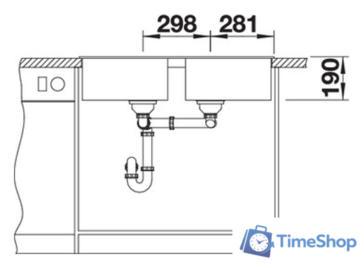 Кухонная мойка Blanco Zia 9 (антрацит) - Изображение №3 — Интернет-магазин Time-Shop