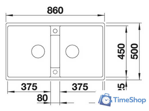 Кухонная мойка Blanco Zia 9 (антрацит) - Изображение №2 — Интернет-магазин Time-Shop
