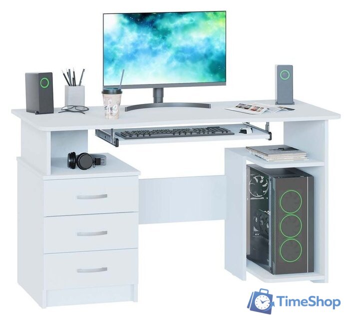 Стол Сокол КСТ-08.1 (белый) - Изображение №1 — Интернет-магазин Time-Shop