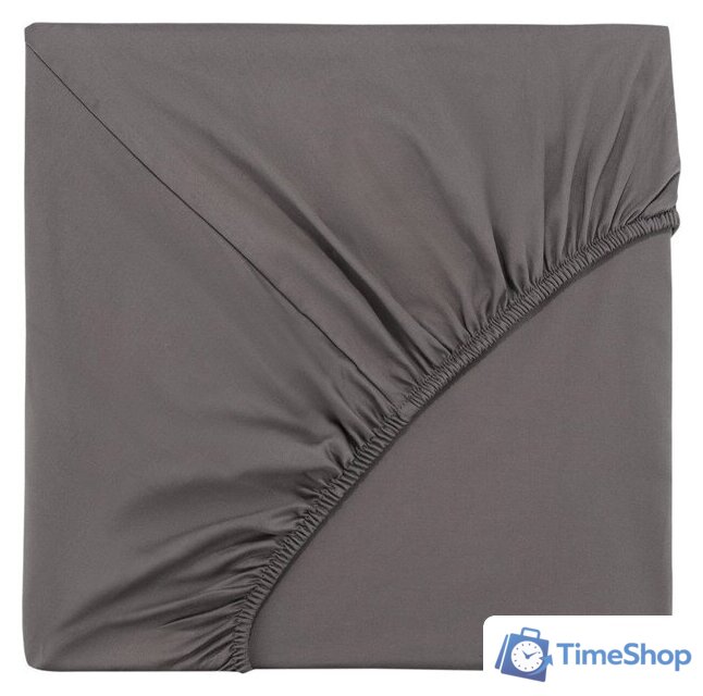 Простыня Sofi De MarkO Мармис 180х200х30 Пр-мс-180х200х30тс (темно-серая) - Изображение №1 — Интернет-магазин Time-Shop