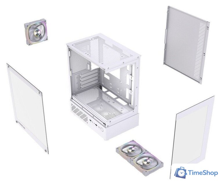 Корпус Powercase Vision Micro M1 ARGB CVMM1W-A3 - Изображение №7 — Интернет-магазин Time-Shop