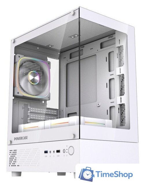 Корпус Powercase Vision Micro M1 ARGB CVMM1W-A3 - Изображение №1 — Интернет-магазин Time-Shop