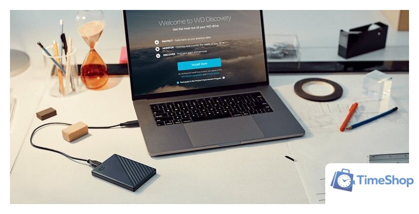 Внешний накопитель WD My Passport for Mac 2TB WDBA2D0020BBL - Изображение №7 — Интернет-магазин Time-Shop