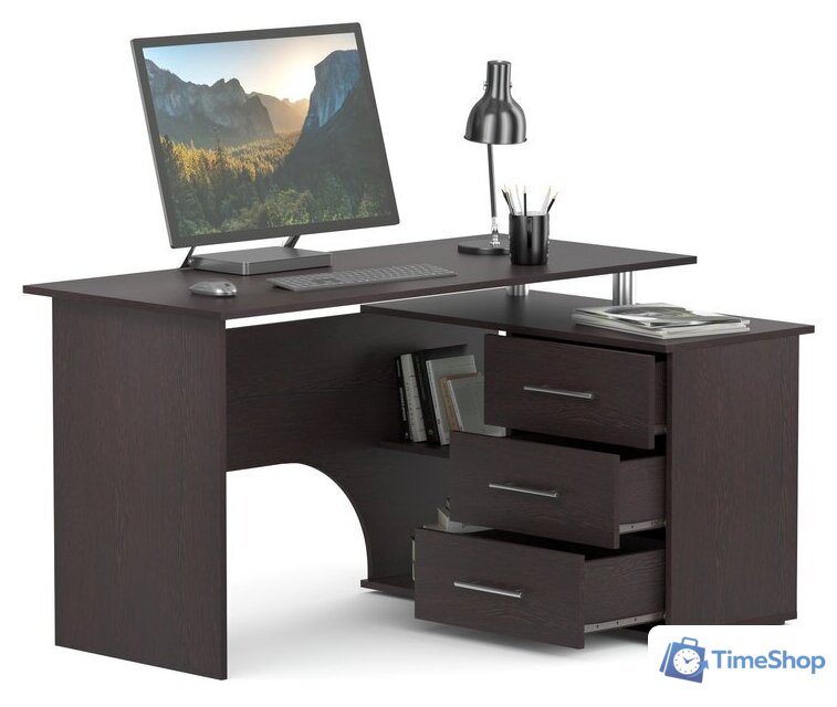 Стол Сокол КСТ-09 (правый, венге) - Изображение №3 — Интернет-магазин Time-Shop