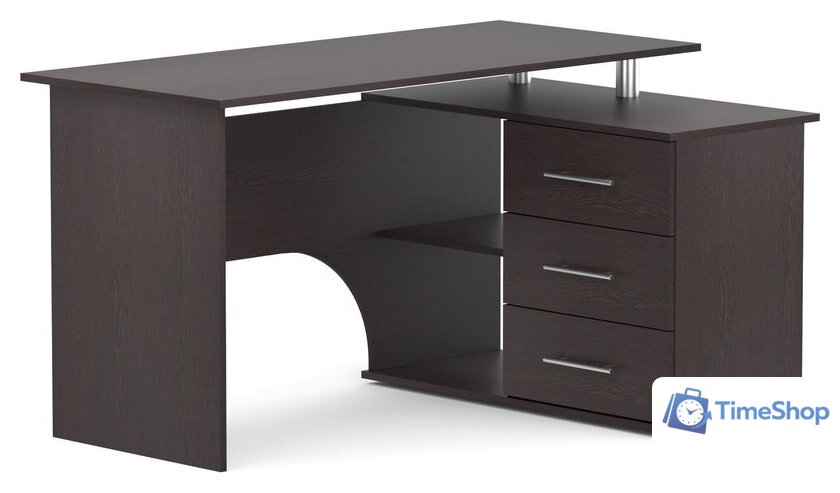 Стол Сокол КСТ-09 (правый, венге) - Изображение №2 — Интернет-магазин Time-Shop