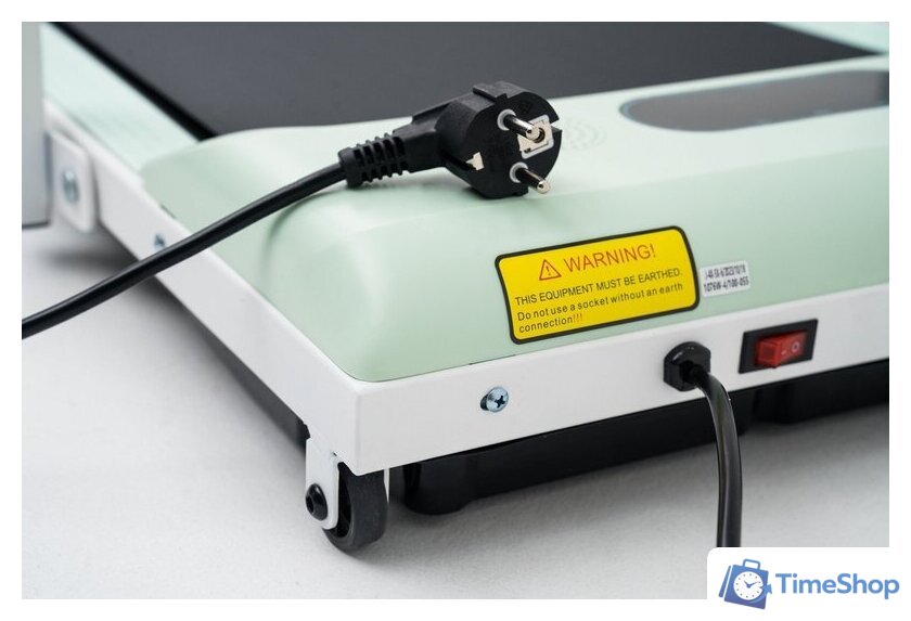 Электрическая беговая дорожка Calviano Slim Green - Изображение №8 — Интернет-магазин Time-Shop