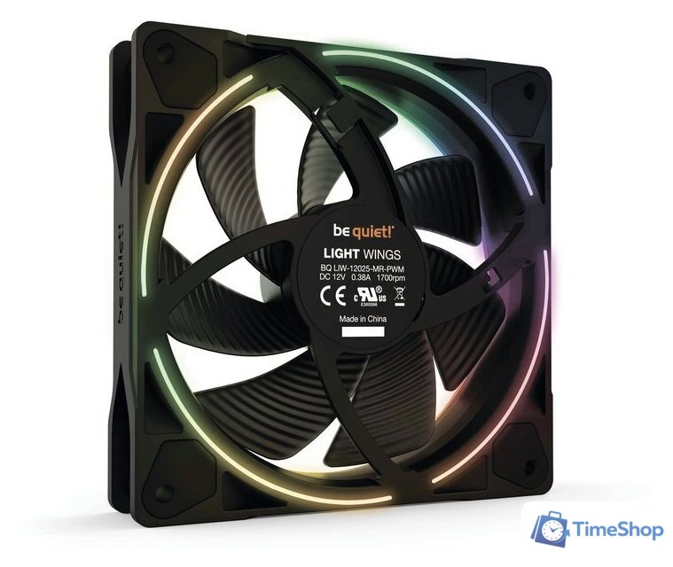 Вентилятор для корпуса be quiet! Light Wings 120mm PWM BL072 - Изображение №4 — Интернет-магазин Time-Shop