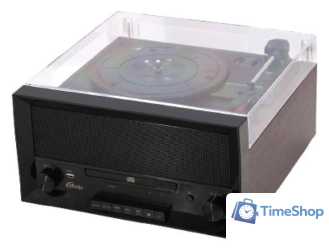 Многофункциональный аудиоцентр Ritmix LP-400B (черный/коричневый) - Изображение №1 — Интернет-магазин Time-Shop