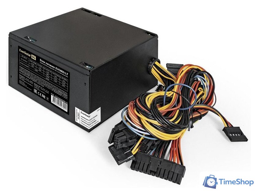 Блок питания ExeGate EVO800-LT EX289069RUS - Изображение №3 — Интернет-магазин Time-Shop