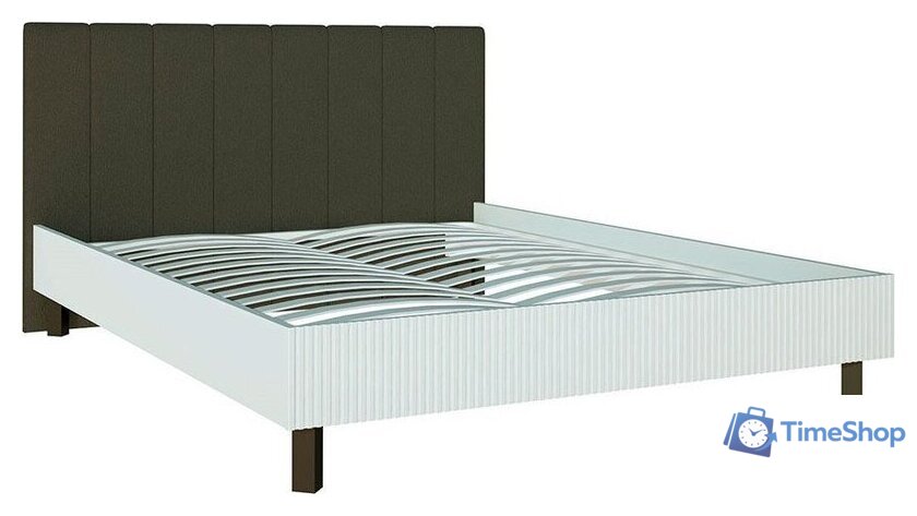 Кровать Ангстрем Хилтон спальня ХТ-800.26 исп.21 (Д1, белый премиум) - Изображение №1 — Интернет-магазин Time-Shop