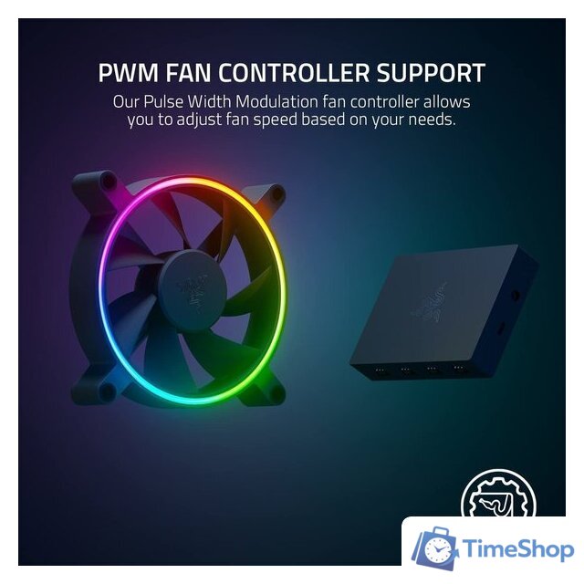 Комплект вентиляторов для корпуса Razer Kunai Chroma 140mm 3 Fans RC21-01810200-R3M1 - Изображение №3 — Интернет-магазин Time-Shop