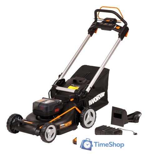 Газонокосилка Worx WG749E (с 2-мя АКБ) - Изображение №1 — Интернет-магазин Time-Shop