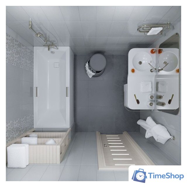 Ванна Triton Алекса 160x75 (с ножками и экраном) - Изображение №4 — Интернет-магазин Time-Shop