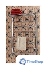 Полотенцесушитель TERMINUS Анкона П8 500x850 с полкой (хром) - Изображение №2 — Интернет-магазин Time-Shop