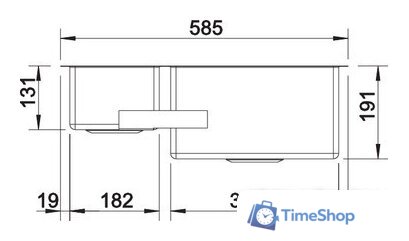 Кухонная мойка Blanco Claron 340/180-IF (правая) - Изображение №5 — Интернет-магазин Time-Shop