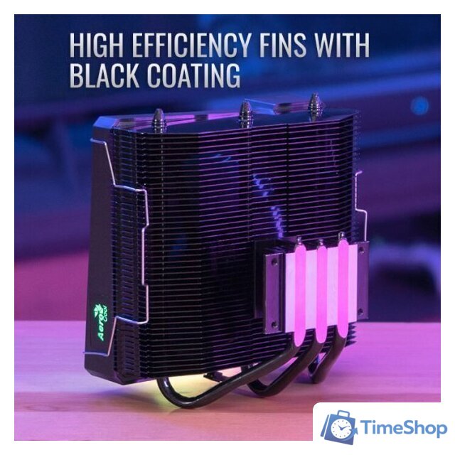 Кулер для процессора AeroCool Cylon 3H ARGB PWM 4P - Изображение №5 — Интернет-магазин Time-Shop
