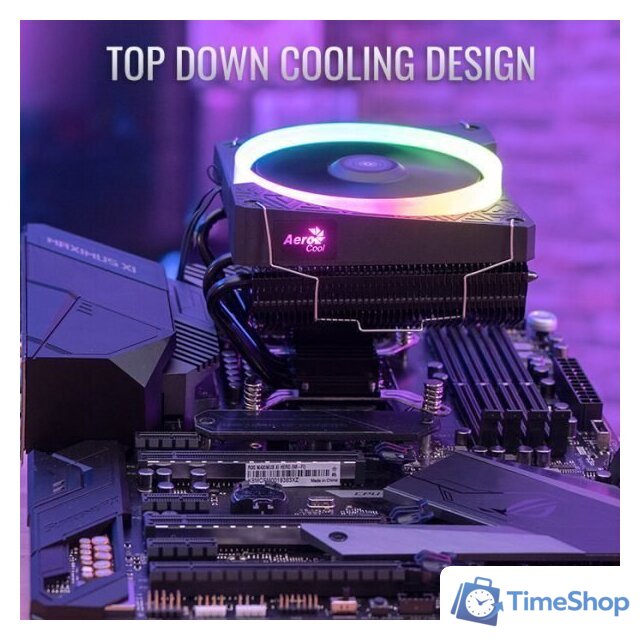 Кулер для процессора AeroCool Cylon 3H ARGB PWM 4P - Изображение №4 — Интернет-магазин Time-Shop