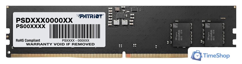 Оперативная память Patriot Signature Line 16ГБ DDR5 5600 МГц PSD516G560081 - Изображение №1 — Интернет-магазин Time-Shop