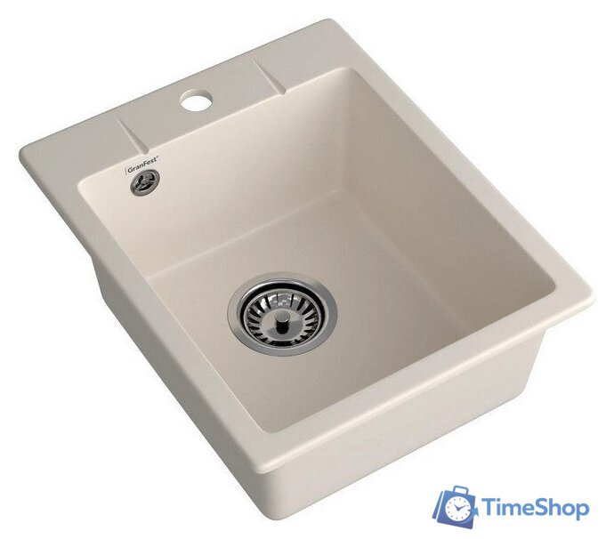 Кухонная мойка GranFest Urban GF-UR-240 (белый) - Изображение №2 — Интернет-магазин Time-Shop