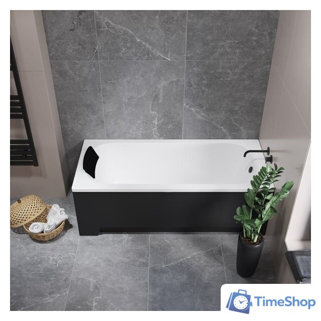 Ванна Lauter Sophia 160 21205160 (с ножками, черным подголовником и черным лиц.экраном) - Изображение №13 — Интернет-магазин Time-Shop