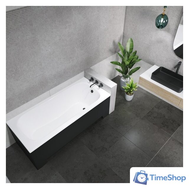 Ванна Lauter Sophia 160 21205160 (с ножками, черным подголовником и черным лиц.экраном) - Изображение №17 — Интернет-магазин Time-Shop