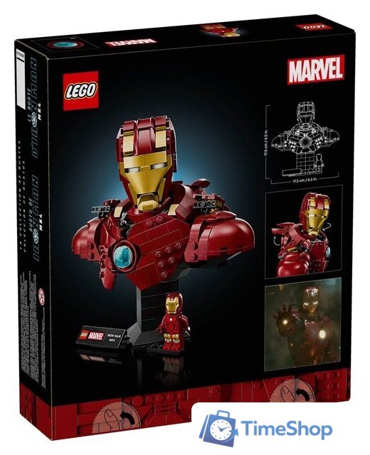Конструктор LEGO Marvel 76327 Бюст Железного Человека MK4 - Изображение №11 — Интернет-магазин Time-Shop