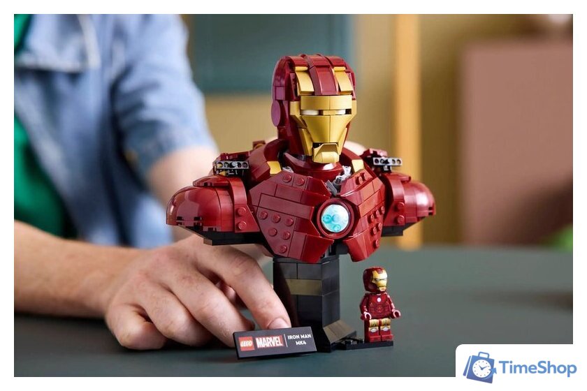 Конструктор LEGO Marvel 76327 Бюст Железного Человека MK4 - Изображение №7 — Интернет-магазин Time-Shop