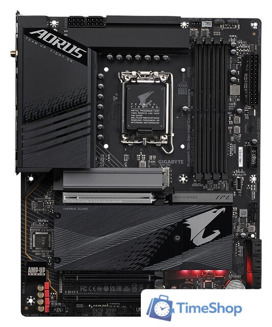 Материнская плата Gigabyte Z790 Aorus Elite AX (rev. 1.0) - Изображение №1 — Интернет-магазин Time-Shop