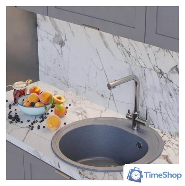 Кухонная мойка Mixline ML-GM11 551827 (графит) - Изображение №4 — Интернет-магазин Time-Shop