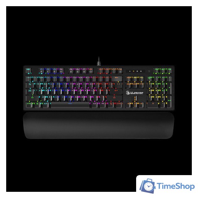 Клавиатура A4Tech Bloody B825R (Light Strike Red) - Изображение №3 — Интернет-магазин Time-Shop