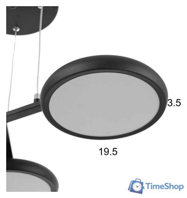 Подвесная люстра BayerLux Алис 10059024 (черный) - Изображение №6 — Интернет-магазин Time-Shop