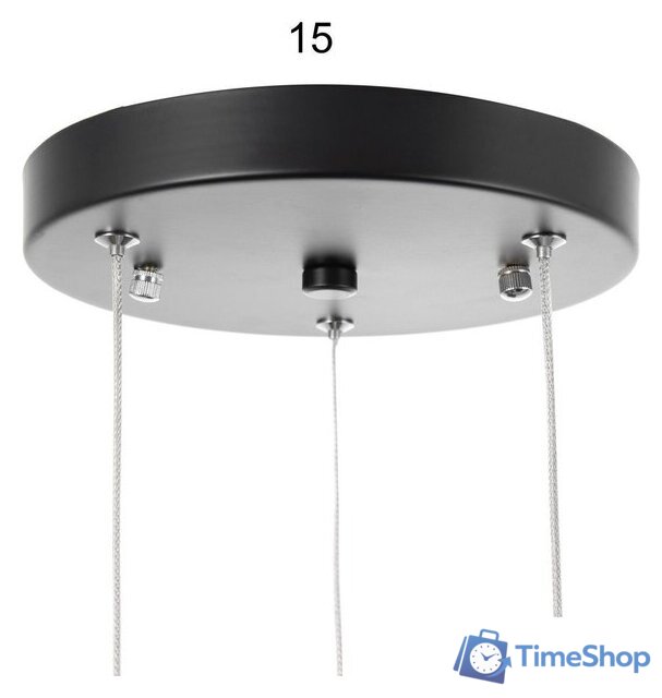 Подвесная люстра BayerLux Алис 10059024 (черный) - Изображение №7 — Интернет-магазин Time-Shop