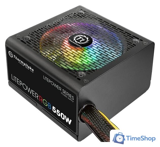 Блок питания Thermaltake Litepower RGB 550W LTP-550AL2NK - Изображение №1 — Интернет-магазин Time-Shop