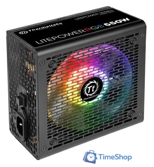 Блок питания Thermaltake Litepower RGB 550W LTP-550AL2NK - Изображение №5 — Интернет-магазин Time-Shop