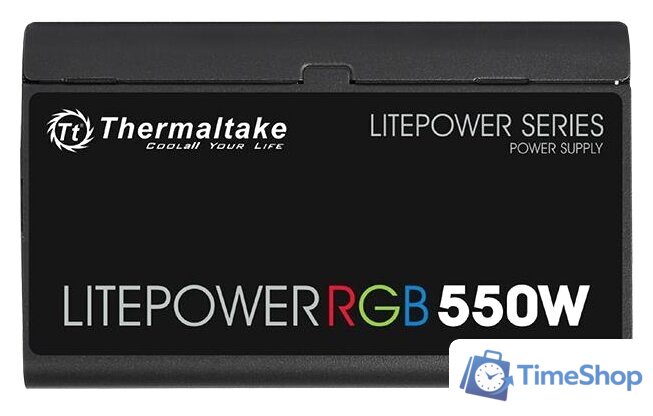 Блок питания Thermaltake Litepower RGB 550W LTP-550AL2NK - Изображение №4 — Интернет-магазин Time-Shop