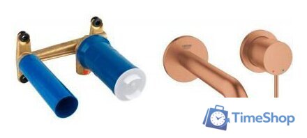 Смеситель Grohe Essence New 19408DL1+23571000 (теплый закат, матовый) - Изображение №3 — Интернет-магазин Time-Shop