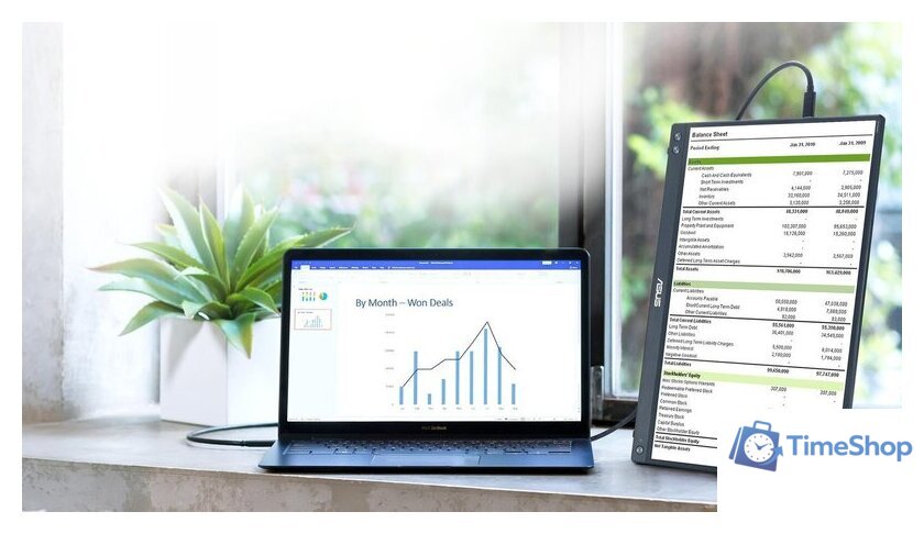 Портативный монитор ASUS ZenScreen MB16ACV - Изображение №6 — Интернет-магазин Time-Shop