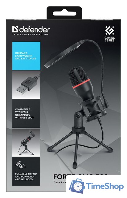 Проводной микрофон Defender Forte GMC 300 USB - Изображение №13 — Интернет-магазин Time-Shop