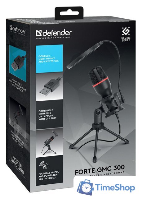 Проводной микрофон Defender Forte GMC 300 USB - Изображение №12 — Интернет-магазин Time-Shop