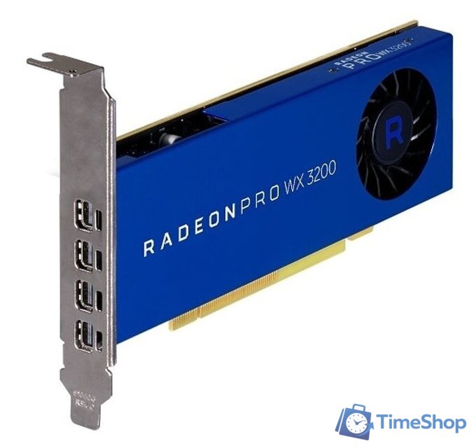 Видеокарта AMD Radeon Pro WX 3200 4GB GDDR5 100-506115 - Изображение №2 — Интернет-магазин Time-Shop