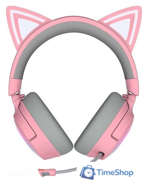 Наушники Razer Kraken Kitty V3 Pro (розовый) - Изображение №3 — Интернет-магазин Time-Shop