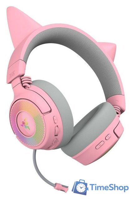 Наушники Razer Kraken Kitty V3 Pro (розовый) - Изображение №6 — Интернет-магазин Time-Shop
