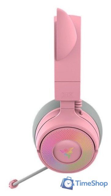 Наушники Razer Kraken Kitty V3 Pro (розовый) - Изображение №7 — Интернет-магазин Time-Shop