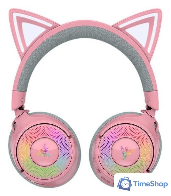 Наушники Razer Kraken Kitty V3 Pro (розовый) - Изображение №4 — Интернет-магазин Time-Shop