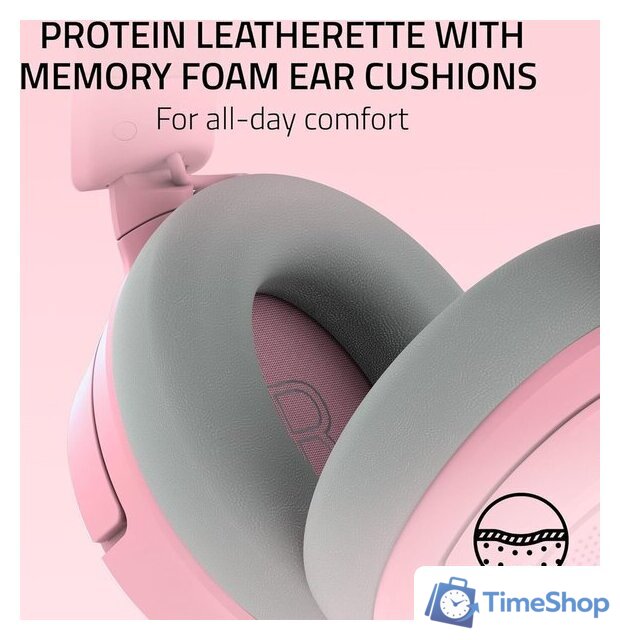 Наушники Razer Kraken Kitty V3 Pro (розовый) - Изображение №12 — Интернет-магазин Time-Shop