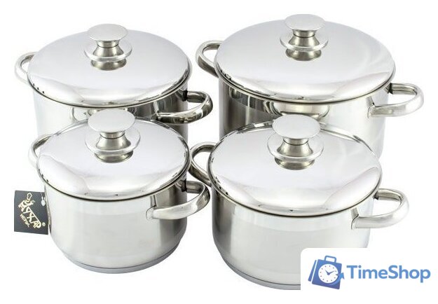 Набор кастрюль Кухар Лотос Традиция КЛ2-004М - Изображение №1 — Интернет-магазин Time-Shop
