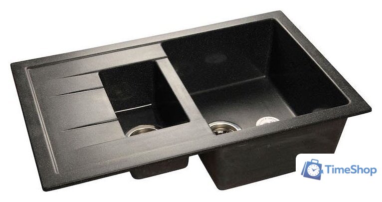 Кухонная мойка GranFest GF-Q775KL (черный) - Изображение №1 — Интернет-магазин Time-Shop